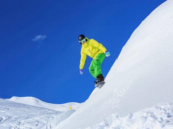 Produktbild: CALVENDO Puzzle Snowboarder auf Arlberg in Lech | 1000 Teile Lege-Gr&ouml;&szlig;e 64 &times; 48 cm Foto-Puzzle f&uuml;r gl&uuml;ckliche Stunden