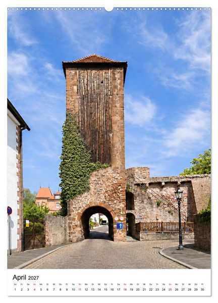 Produktbild: Gelnhausen Stadt vertikal (hochwertiger Premium Wandkalender 2027 DIN A2 hoch), Kunstdruck in Hochglanz