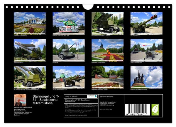 Produktbild: Stalinorgel und T-34 - Sowjetische Milit&auml;rhistorie (Wandkalender 2026 DIN A4 quer), CALVENDO Monatskalender