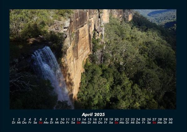 Produktbild: Wasserf&auml;lle 2025 Fotokalender DIN A4