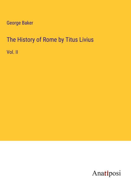 Produktbild: The History of Rome by Titus Livius