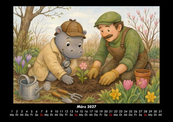Produktbild: Sashito entdeckt Traumberufe 2027 Fotokalender DIN A3