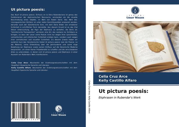 Ut pictura poesis:, Taschenbuch von Celia Cruz Arce , Kelly Castillo Alfaro, Verlag Unser Wissen, 9786203972030