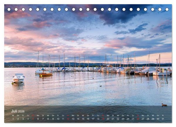 Produktbild: Stimmungsvoller Bodensee (Tischkalender 2026 DIN A5 quer), CALVENDO Monatskalender