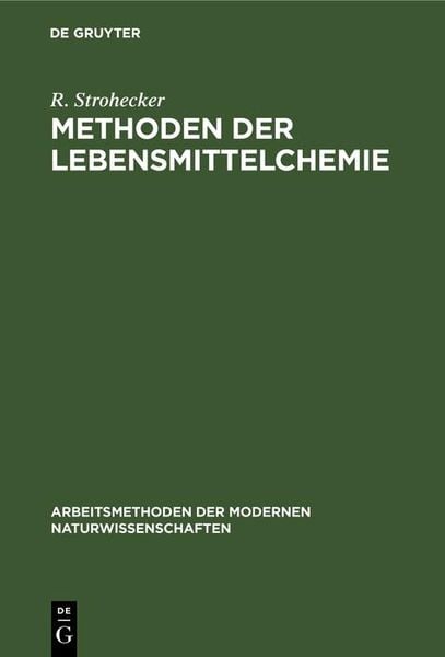 Produktbild: Methoden der Lebensmittelchemie