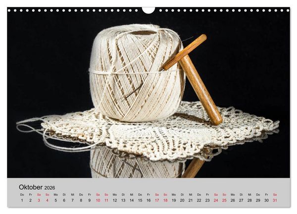 Produktbild: Faden, Nadel, Handarbeit. (Wandkalender 2026 DIN A3 quer), CALVENDO Monatskalender