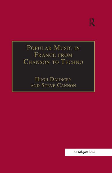Produktbild: Popular Music in France from Chanson to Techno