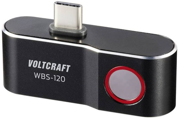 Produktbild: VOLTCRAFT WBS-120 W&auml;rmebildkamera -20 bis 400 &deg;C 120 x 90 Pixel 25 Hz USB-C&reg; Anschluss f&uuml;r Android Ger&auml;te