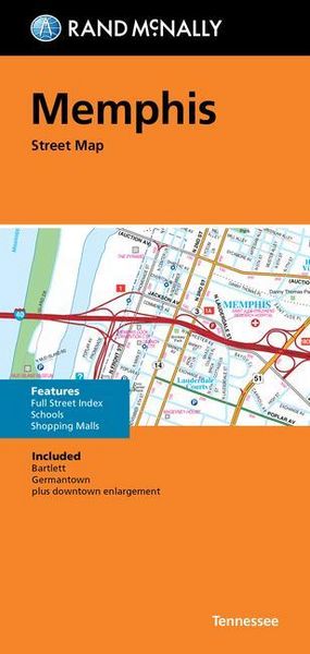 Produktbild: Rand McNally Folded Map: Memphis Street Map