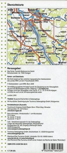 Produktbild: Nordrhein-Westfalen Wanderkarte 22 Bonn
