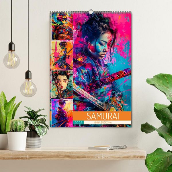Produktbild: Samurai - Onna Bugeisha (Wandkalender 2026 DIN A2 hoch), CALVENDO Monatskalender