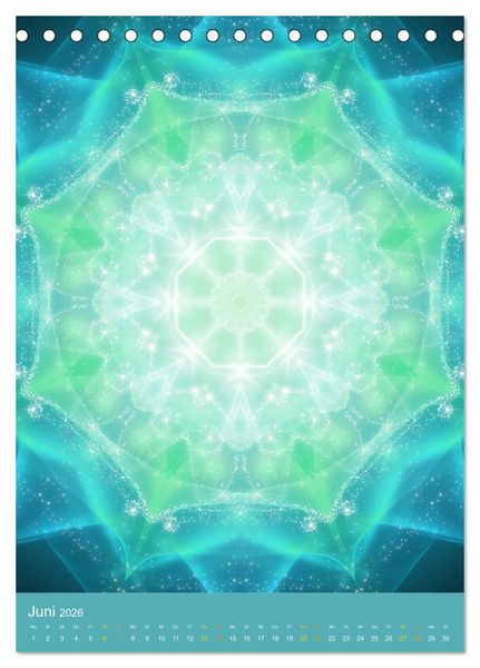 Produktbild: Lichtvolle Mandalas (Tischkalender 2026 DIN A5 hoch), CALVENDO Monatskalender