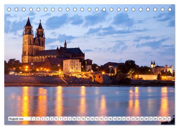 Produktbild: Deutsche Stadtansichten (Tischkalender 2026 DIN A5 quer), CALVENDO Monatskalender
