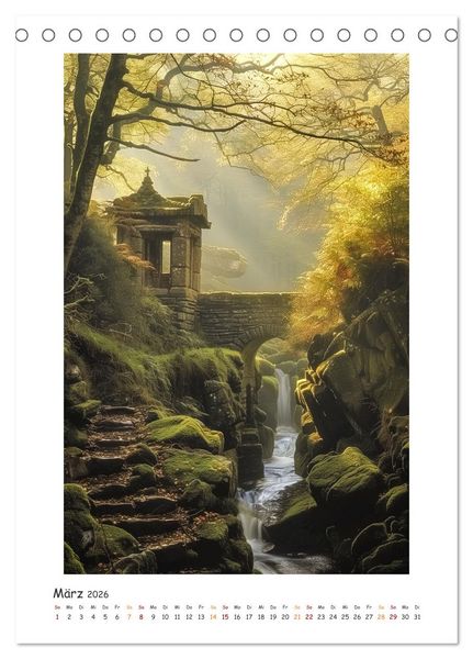 Produktbild: Die Lieder der Natur (Tischkalender 2026 DIN A5 hoch), CALVENDO Monatskalender