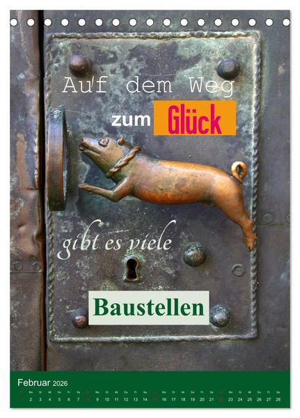 Produktbild: Lebensfreude in harten Zeiten (Tischkalender 2026 DIN A5 hoch), CALVENDO Monatskalender