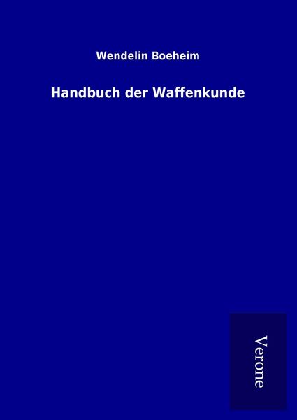 Produktbild: Handbuch der Waffenkunde
