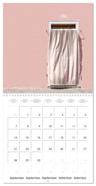 Produktbild: Doors of Burano (Wall Calendar 2026 12 &times; 12 Inch) CALVENDO 12 Month Wall Calendar