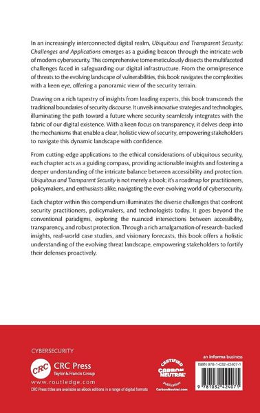 Produktbild: Ubiquitous and Transparent Security