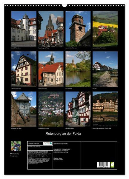 Produktbild: Rotenburg an der Fulda (Wandkalender 2026 DIN A2 hoch), CALVENDO Monatskalender