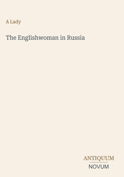 Produktbild: The Englishwoman in Russia