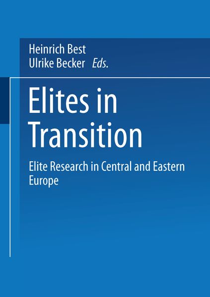 Produktbild: Elites in Transition