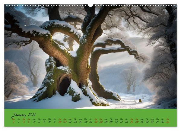 Produktbild: A strange forest In the lonely undergrowth (Wall Calendar 2026 DIN A2 landscape), CALVENDO 12 Month Wall Calendar