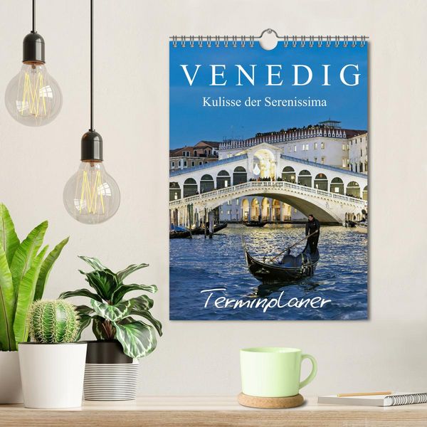 Produktbild: Venedig Kulisse der Serenissima - Terminplaner (Wandkalender 2026 DIN A4 hoch), CALVENDO Monatskalender