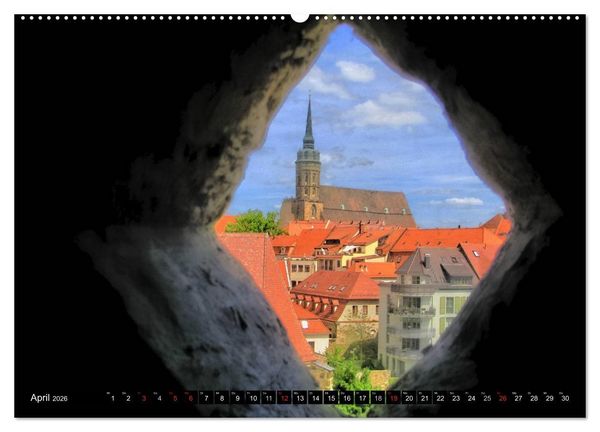 Produktbild: Bautzen mit seinen sch&ouml;nsten Ansichten (hochwertiger Premium Wandkalender 2026 DIN A2 quer), Kunstdruck in Hochglanz