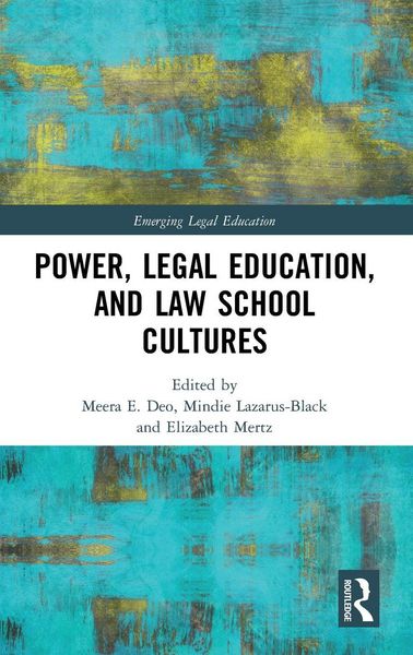 Produktbild: Power, Legal Education, and Law School Cultures