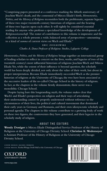 Produktbild: Hermeneutics, Politics, and the History of Religions