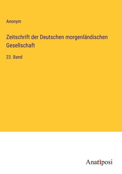 Produktbild: Zeitschrift der Deutschen morgenl&auml;ndischen Gesellschaft