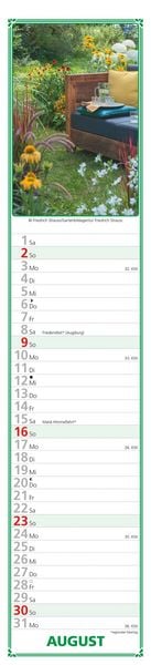 Produktbild: Paules Gartenplaner 2026 - Streifenplaner - Wandplaner - Küchen-Kalender - 11,3x49,5