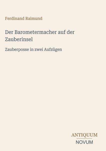 Produktbild: Der Barometermacher auf der Zauberinsel
