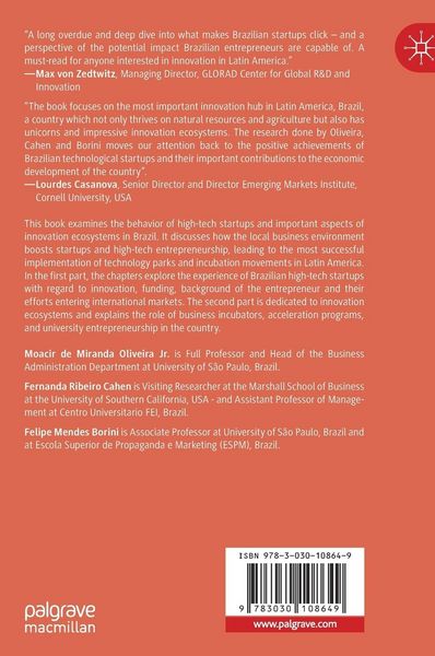 Produktbild: Startups and Innovation Ecosystems in Emerging Markets