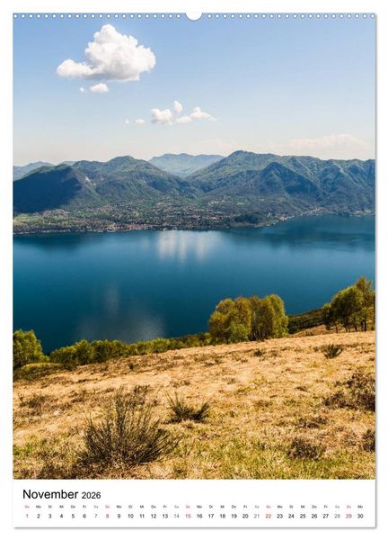 Produktbild: Lago Maggiore - Das Westufer (hochwertiger Premium Wandkalender 2026 DIN A2 hoch), Kunstdruck in Hochglanz