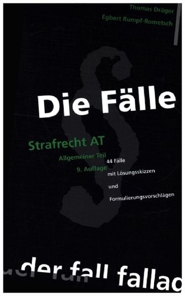 Produktbild: Dr&auml;ger, T: F&auml;lle Strafrecht AT