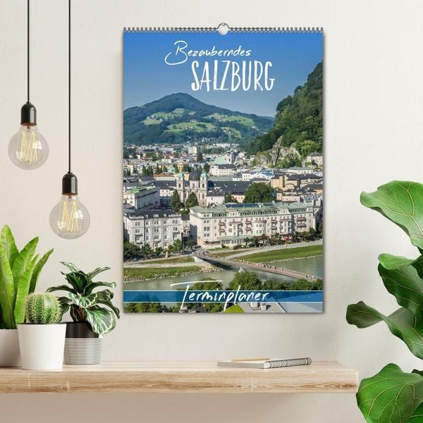 Produktbild: Bezauberndes SALZBURG / Terminplaner (Wandkalender 2026 DIN A2 hoch), CALVENDO Monatskalender