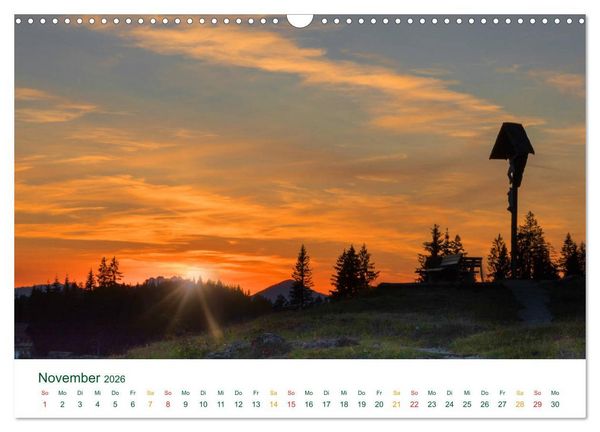 Produktbild: Auf der Winklmoosalm (Wandkalender 2026 DIN A3 quer), CALVENDO Monatskalender