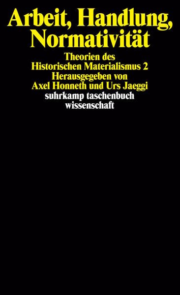 Produktbild: Arbeit, Handlung, Normativit&auml;t