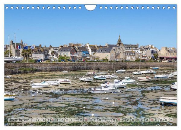 Produktbild: Bretagne - Felsenk&uuml;ste, Sandstr&auml;nde und viel zu sehen (Wandkalender 2027 DIN A4 quer), CALVENDO Monatskalender