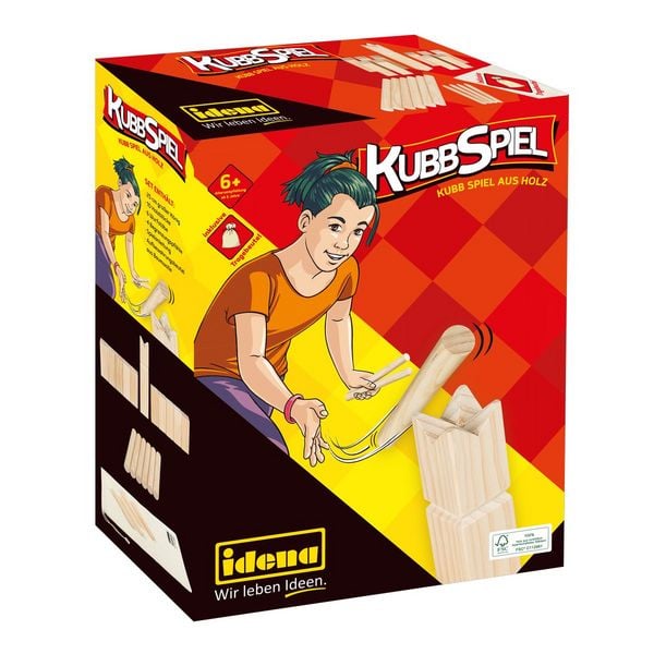 Produktbild: Idena Kubb Spiel 21-teilig