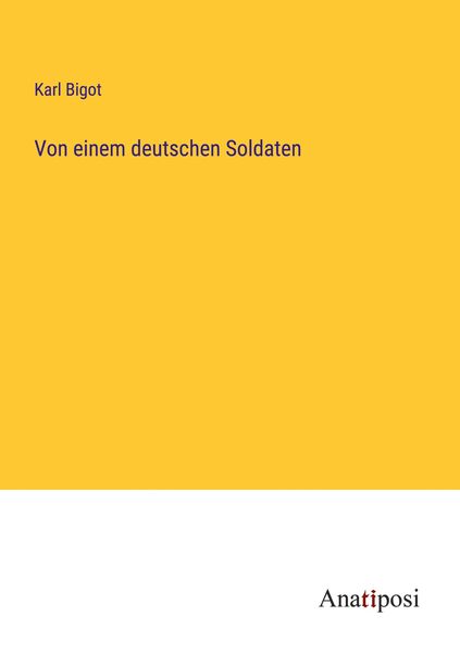 Produktbild: Von einem deutschen Soldaten