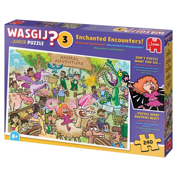 Produktbild: Wasgij Junior 3 - M&auml;rchenhafte Begegnungen! (Puzzle 240 Teile)