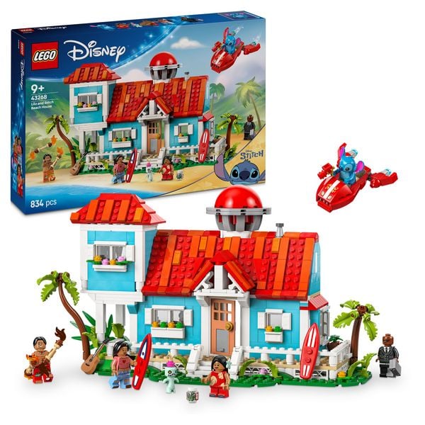 LEGO ǀ Disney Das Strandhaus aus „Lilo und Stitch“ - Bauspielzeug 43268