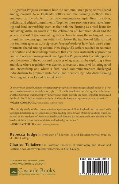 Produktbild: An Agrarian Proposal