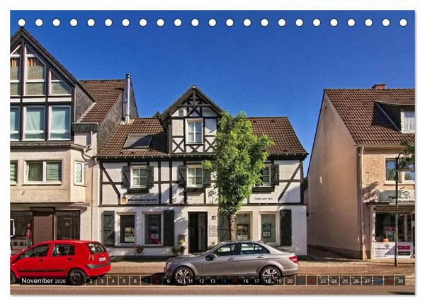 Produktbild: Stadtansichten Overath - Die charmante Stadt an Agger und S&uuml;lz (Tischkalender 2026 DIN A5 quer), CALVENDO Monatskalender