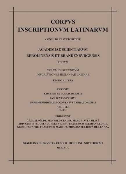 Produktbild: Pars meridionalis conventus Tarraconensis