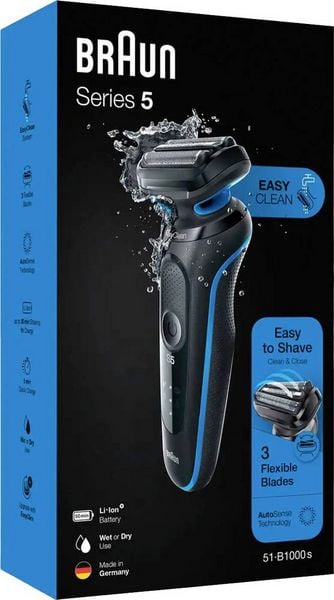 Produktbild: Braun B1000s 143219 Folienrasierer Schwarz