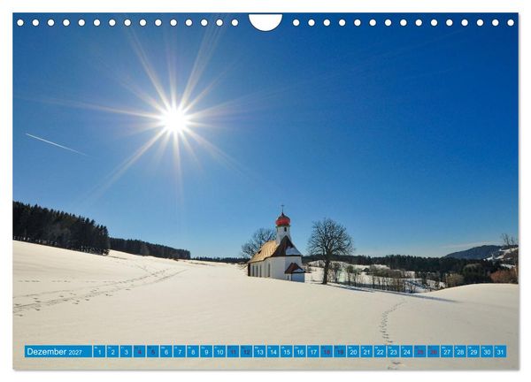 Produktbild: Wo Bayern am sch&ouml;nsten ist (Wandkalender 2027 DIN A4 quer), CALVENDO Monatskalender