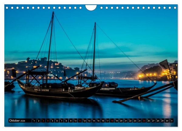 Produktbild: Porto - Die Handelsstadt am Douro (Wandkalender 2026 DIN A4 quer), CALVENDO Monatskalender